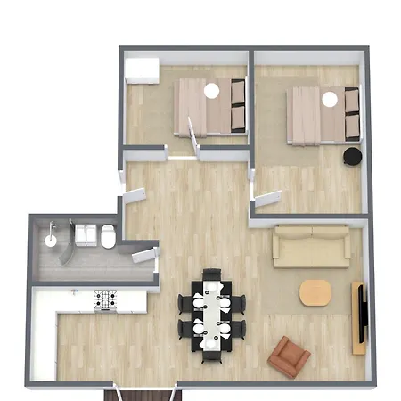 Newly Renovated 2br With Balcony