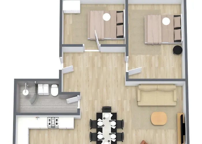 Newly Renovated 2br With Balcony