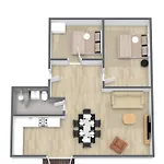 Newly Renovated 2br With Balcony